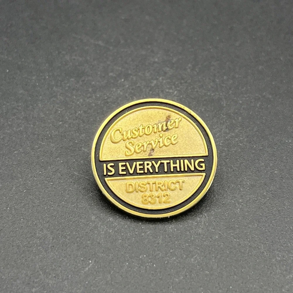 Customer Service Is Everything District 8312 Lapel Hat Pin